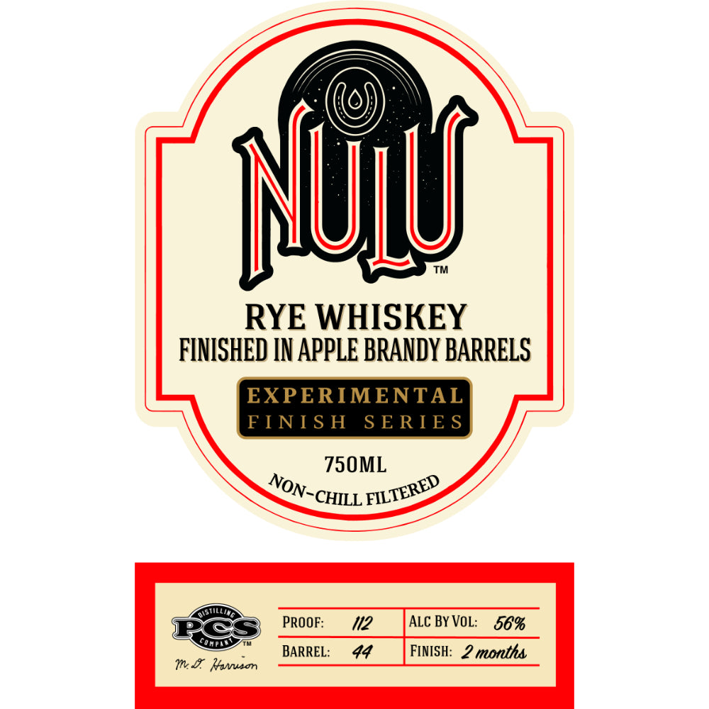 Nulu Rye Finished In Apple Brandy Barrels