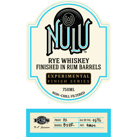Nulu Rye Finished in Rum Barrels