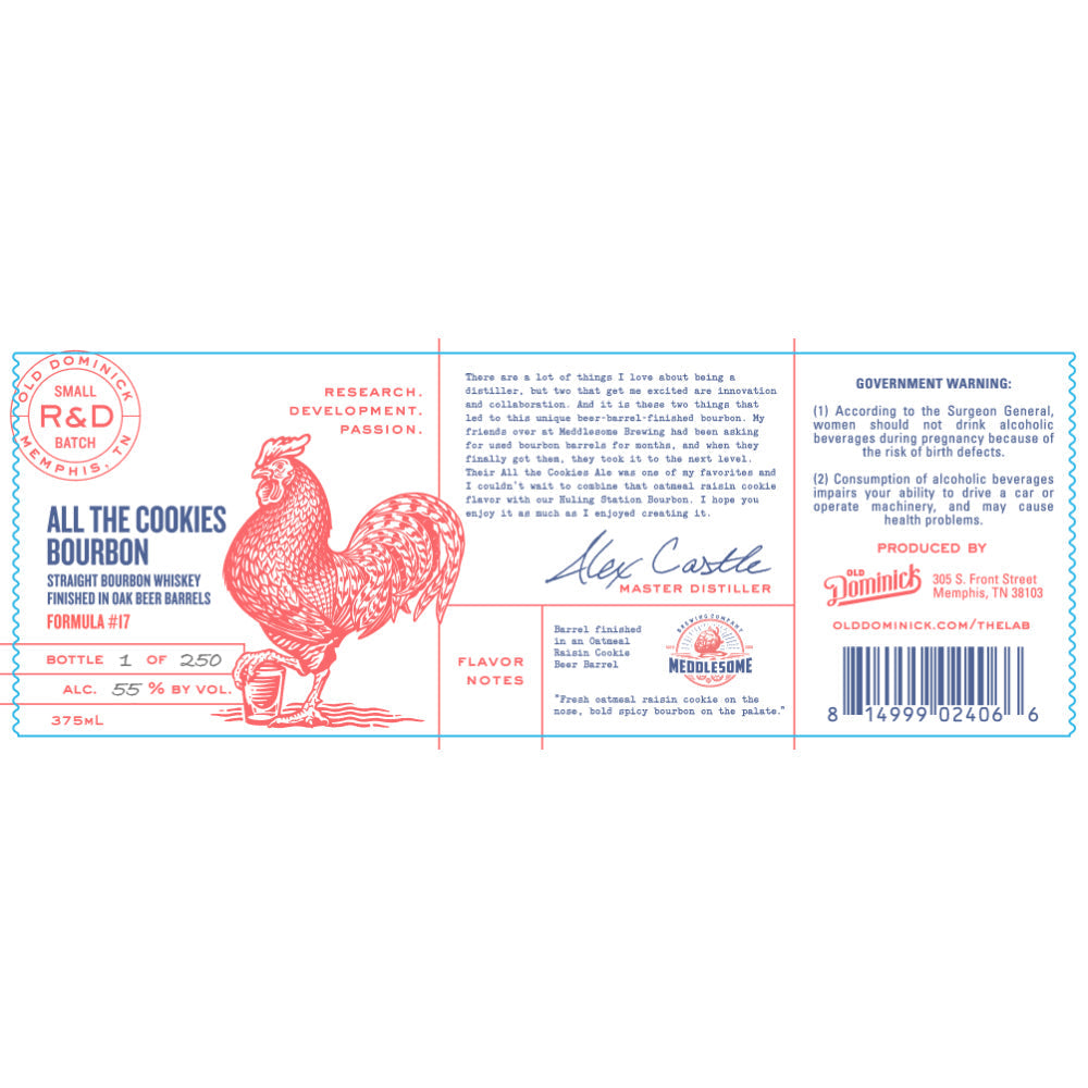 Old Dominick All The Cookies Bourbon 375mL