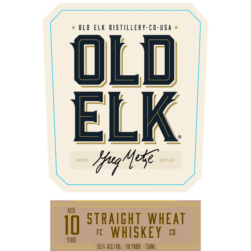 Old Elk 10 Year Old Straight Wheat Whiskey