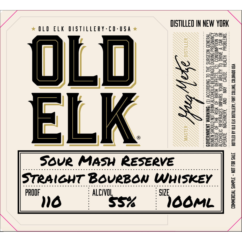 Old Elk Sour Mash Reserve Straight Bourbon