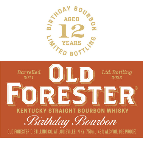 Old Forester Birthday Bourbon 2023