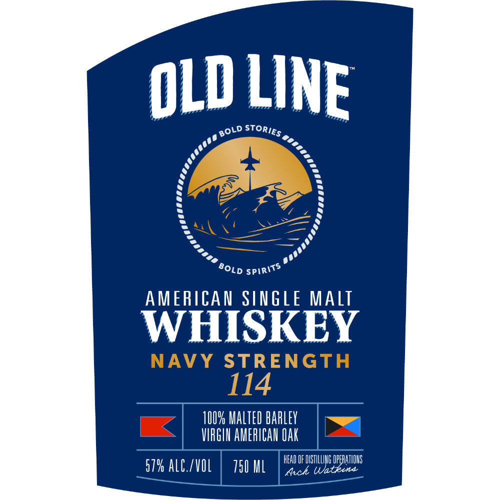 Old Line Navy Strength 114 American Single Malt Whiskey