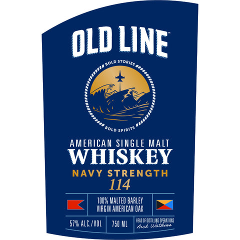 Old Line Navy Strength 114 American Single Malt Whiskey