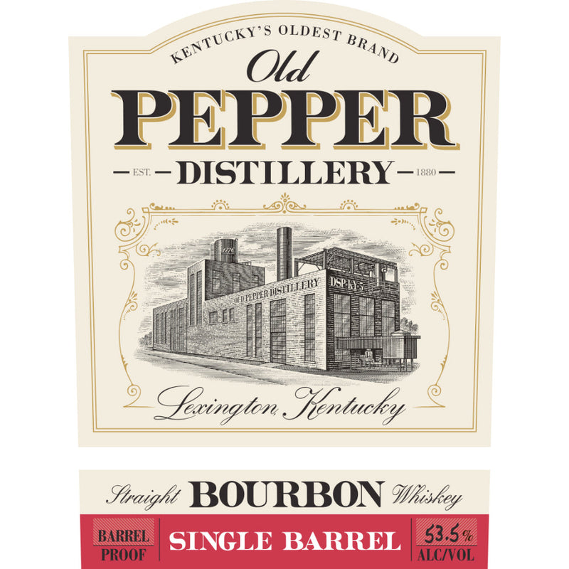 Old Pepper Single Barrel Barrel Proof Bourbon