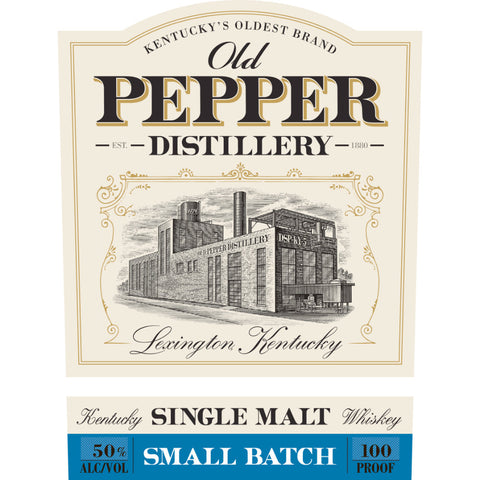 Old Pepper Small Batch Single Malt Whiskey