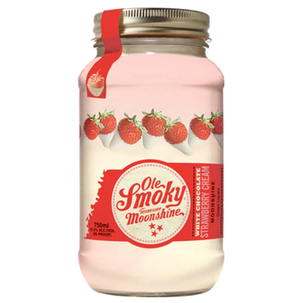 Ole Smoky White Chocolate Strawberry Cream Moonshine