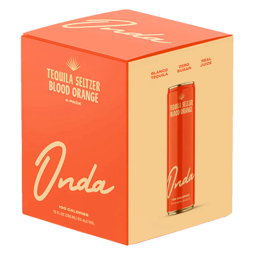 Onda Tequila Seltzer Blood Orange 4 Pack