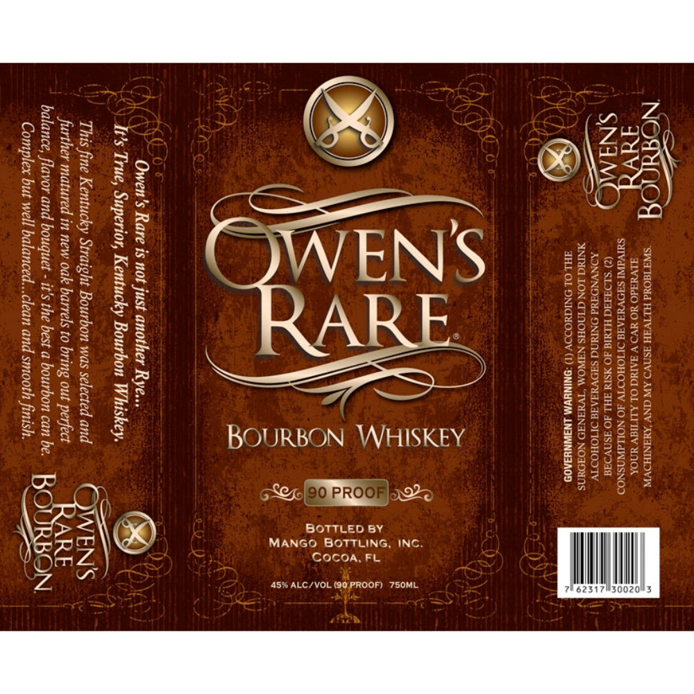 Owen's Rare Bourbon Whiskey