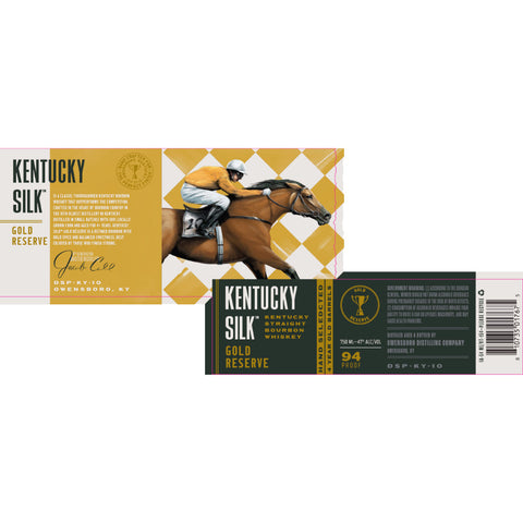Owensboro Distilling Kentucky Silk Gold Reserve 4 Year Old Straight Bourbon