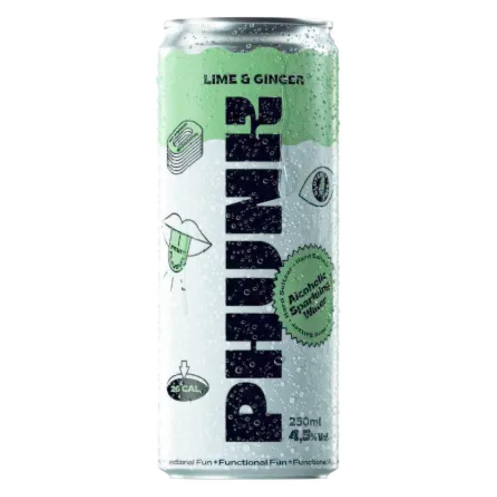 Phunk Lime & Ginger Hard Seltzer by Sara Sampaio