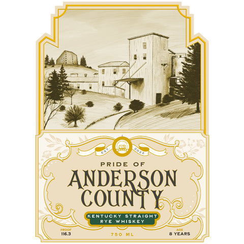 Pride of Anderson County 8 Year Old Kentucky Straight Rye