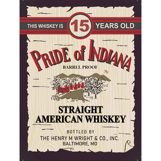 Pride of Indiana 15 Year Old Straight American Whiskey