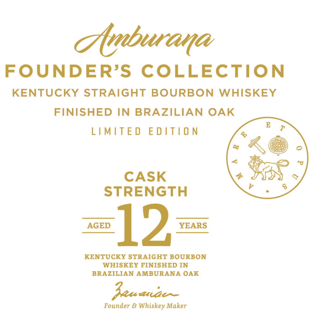 Rabbit Hole Founder’s Collection Amburana 12 Year Old Straight Bourbon