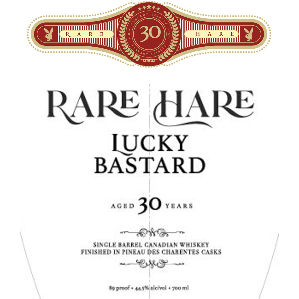 Rare Hare Lucky Bastard 30 Year Old Canadian Whisky