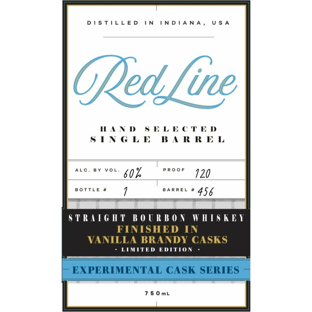 Red Line Experimental Cask Bourbon Finished in Vanilla Brandy Casks