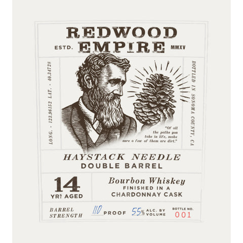 Redwood Empire Haystack Needle 14 Year Old Bourbon Finished in a Chardonnay Cask