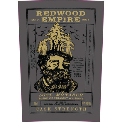 Redwood Empire Lost Monarch Cask Strength Blended Whiskey