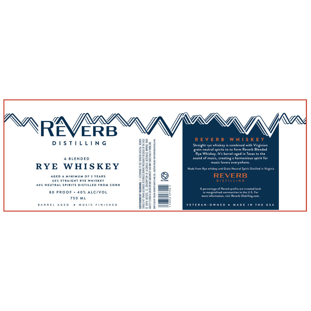 Reverb Blended Rye Whiskey