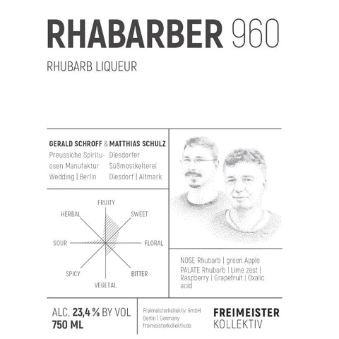 Rhabarber 960 Rhubarb Liqueur