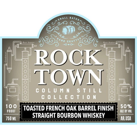 Rock Town Column Still Collection Toasted French Oak Finish Straight Bourbon