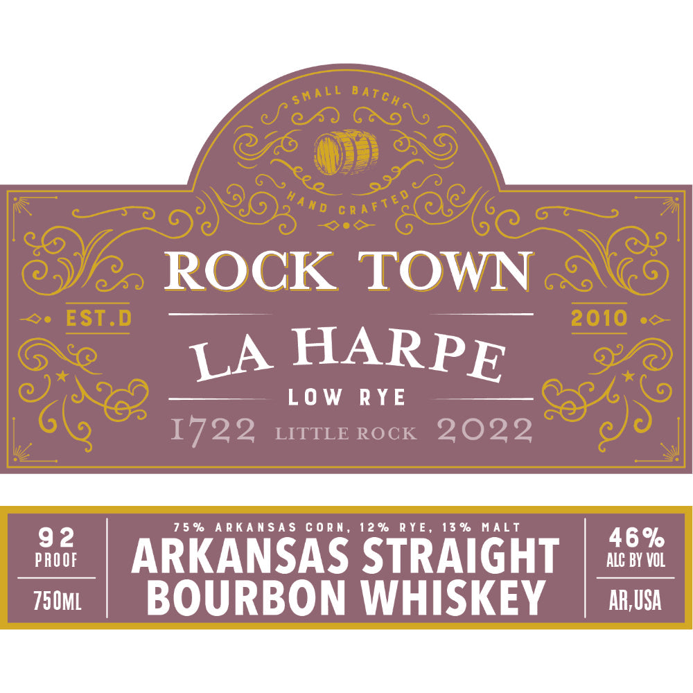 Rock Town La Harpe Arkansas Straight Bourbon