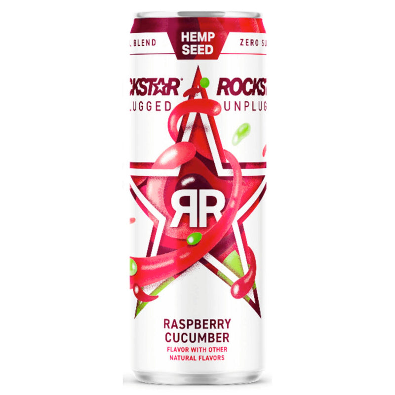 Rockstar Unplugged Raspberry Cucumber Energy Drink