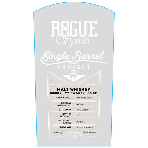 Rogue Single Barrel Project Malt Whiskey