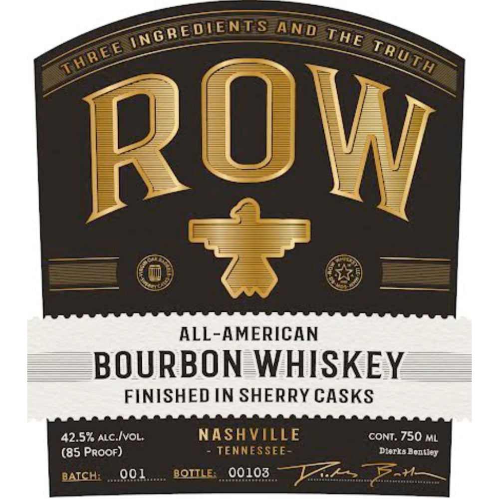 Row All-American Bourbon Whiskey By Dierks Bentley