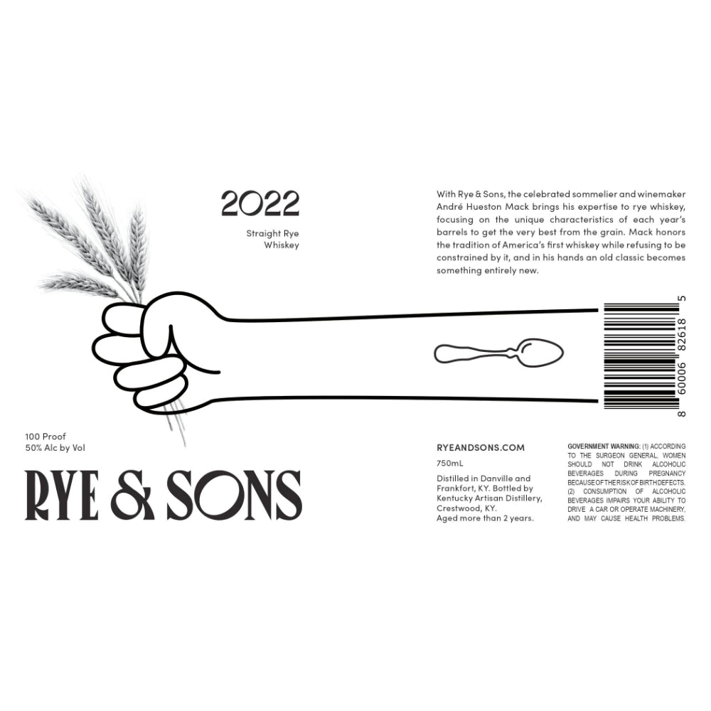 Rye & Sons Straight Rye 2022