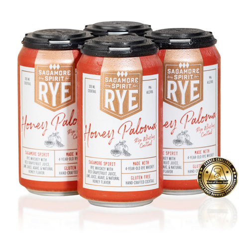 Sagamore Spirit Honey Paloma Canned Cocktail 4PK