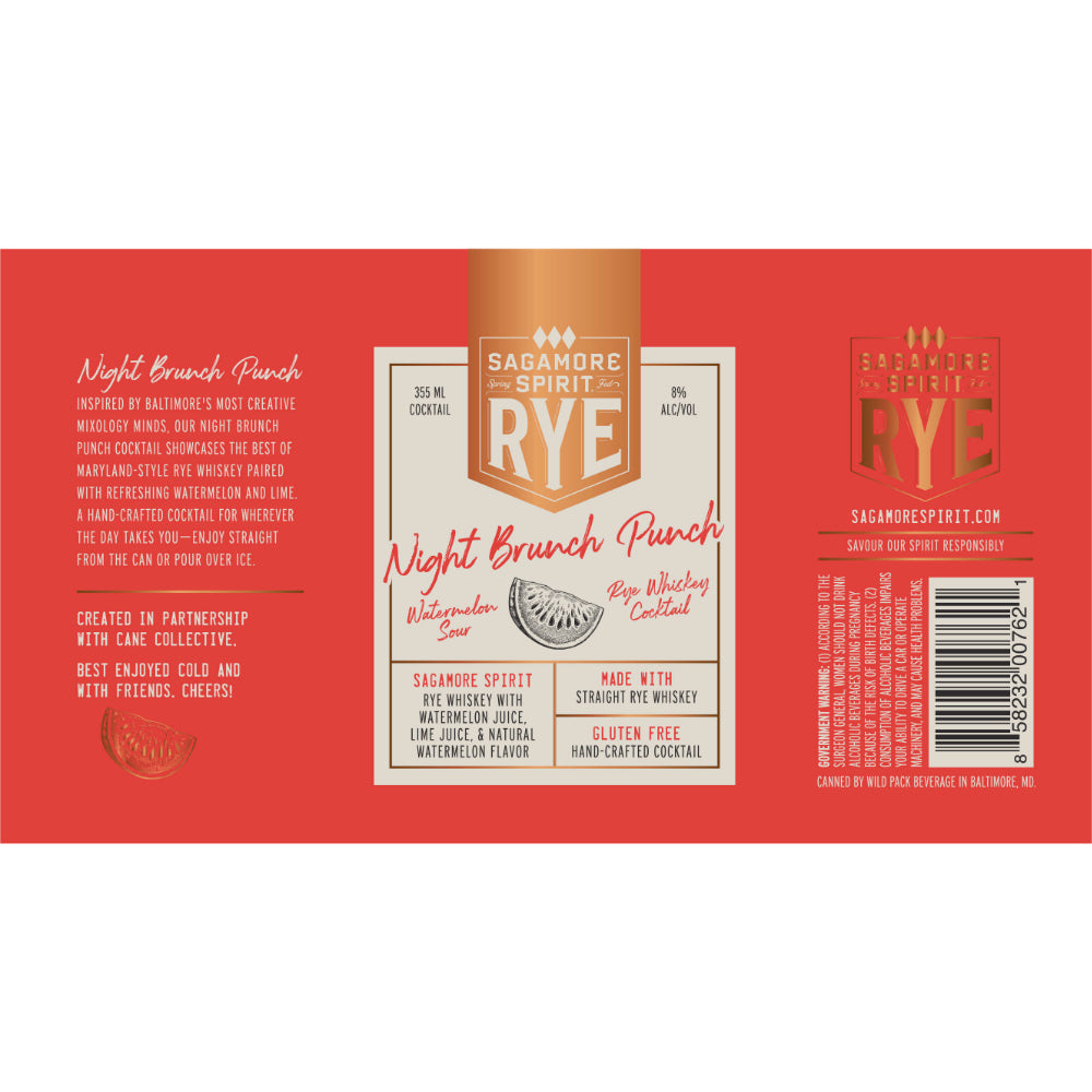 Sagamore Spirit Night Brunch Punch Canned Cocktail 4PK