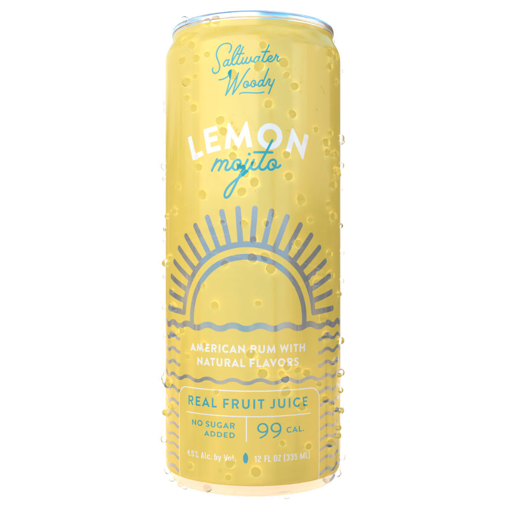 Saltwater Woody Lemon Mojito Canned Cocktail