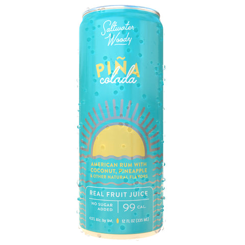 Saltwater Woody Piña Colada Canned Cocktail