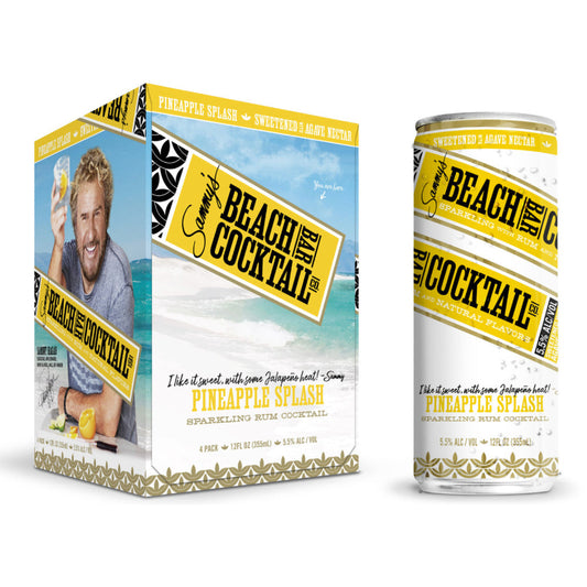 Sammy’s Beach Bar Cocktail Pineapple Splash 4pk