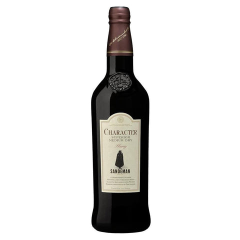 Sandeman Character Superior Medium Dry Sherry Wine Sandeman 