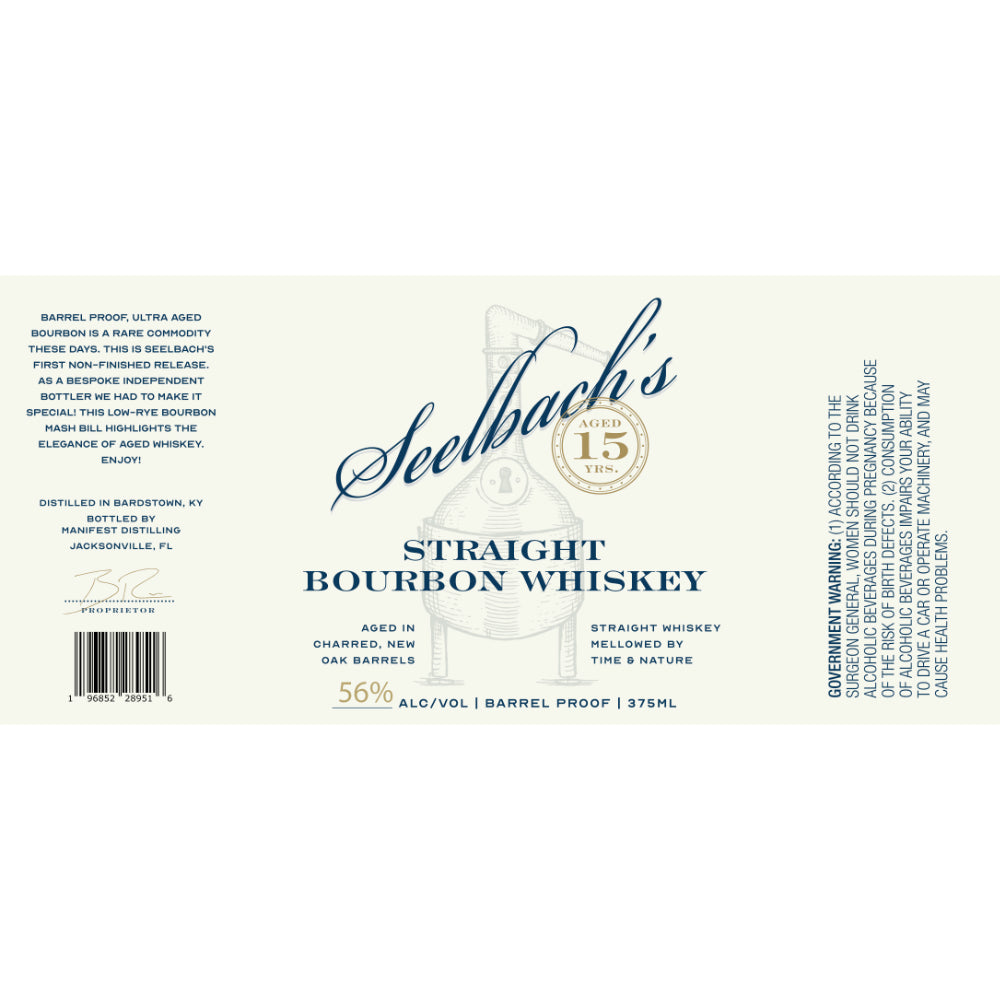 Seelbach’s 15 Year Old Straight Bourbon