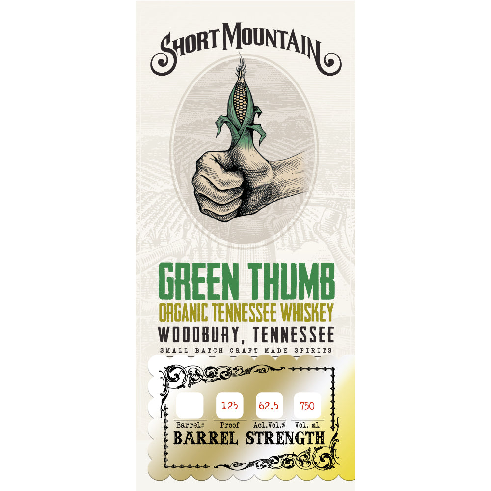 Short Mountain Green Thumb Organic Tennessee Whiskey