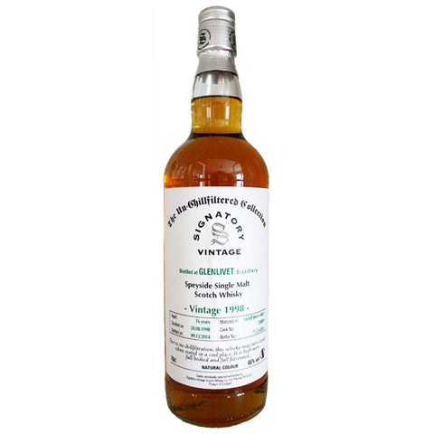Signatory The Un-Chillfiltered Collection 16 Year Old Glenlivet 1998