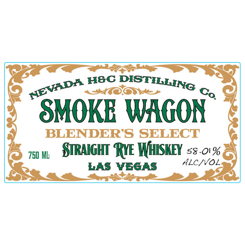 Smoke Wagon Blender’s Select Straight Rye Whiskey