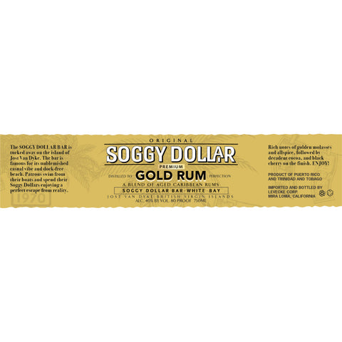 Soggy Dollar Premium Gold Rum