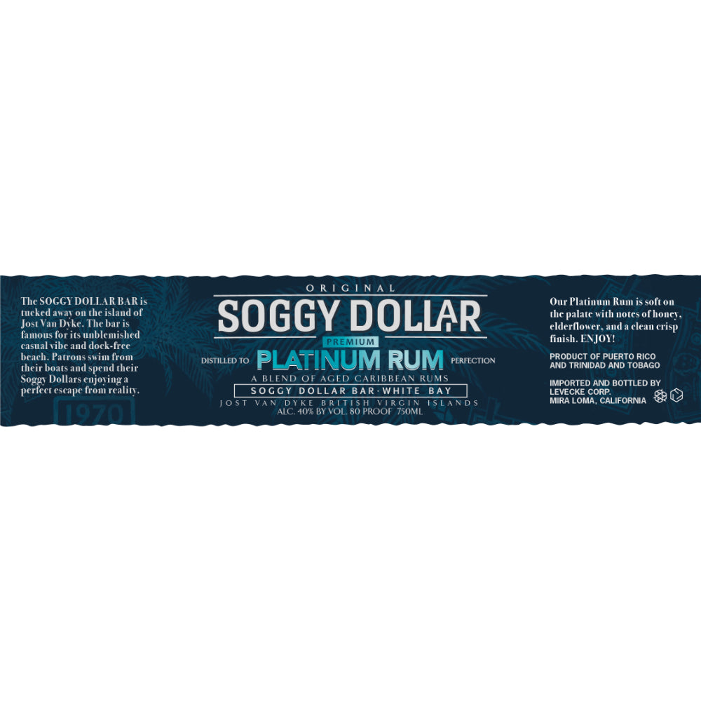 Soggy Dollar Premium Platinum Rum