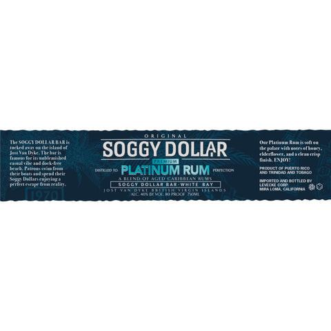 Soggy Dollar Premium Platinum Rum