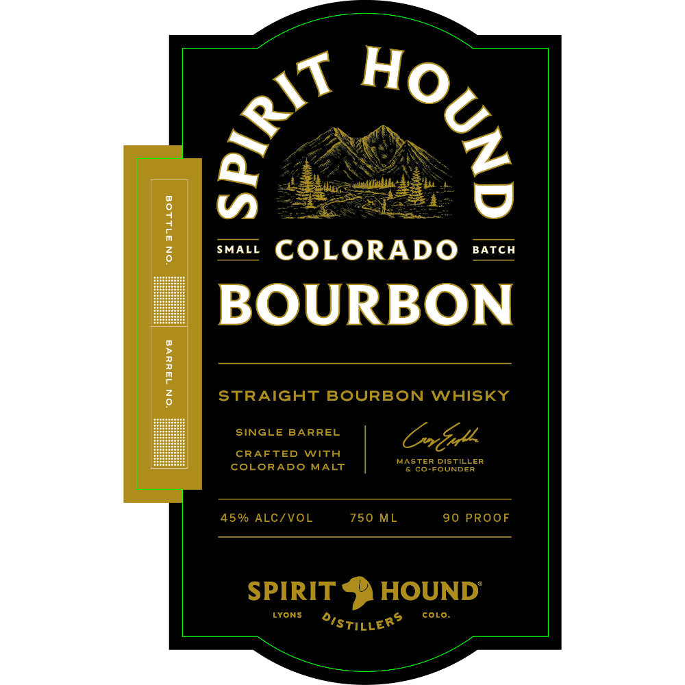 Spirit Hound Colorado Straight Bourbon