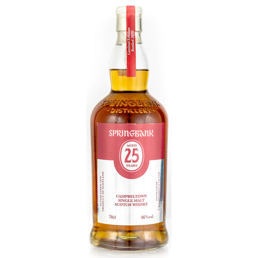 Springbank 25 Year Old Single Malt Scotch