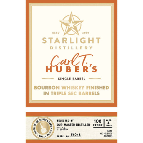 Starlight Bourbon Finished in Triple Sec Barrels