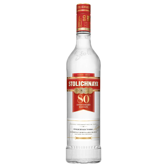 Stolichnaya 80th Anniversary Edition Vodka 1L