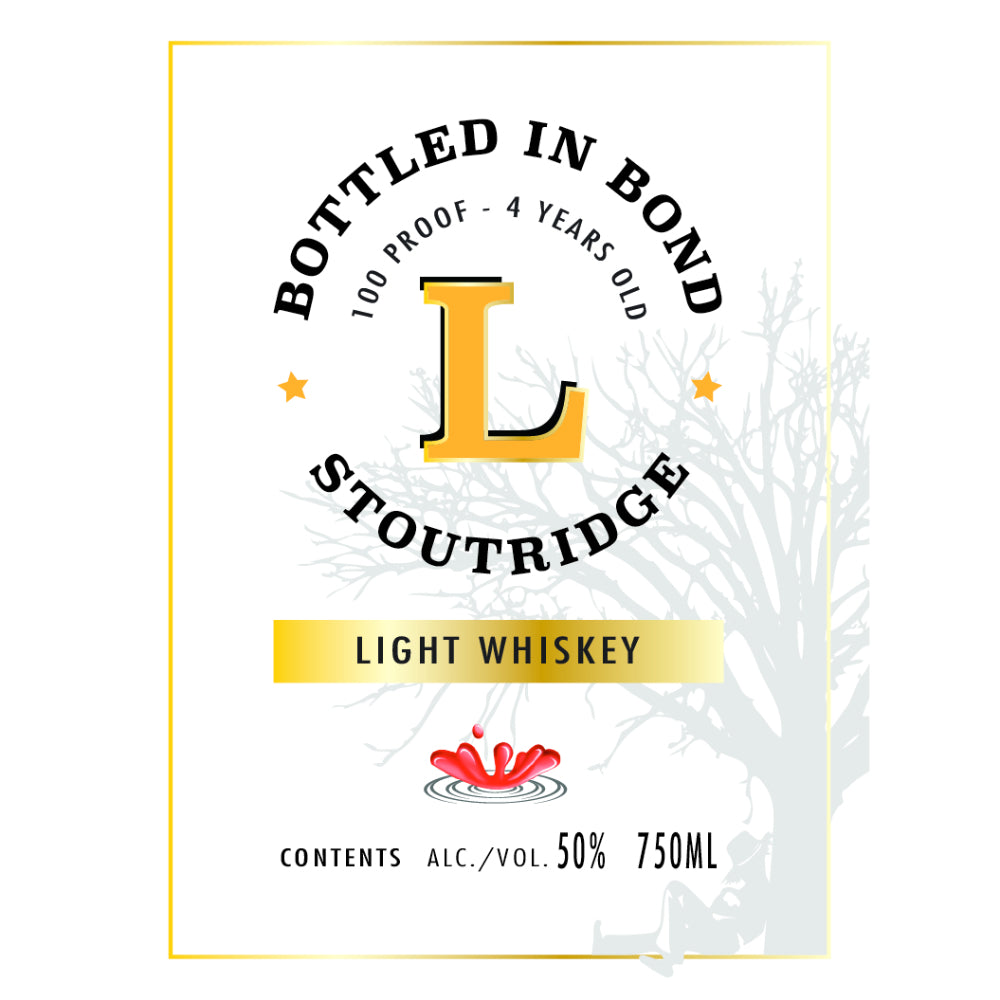 Stoutridge Bottled in Bond Light Whiskey