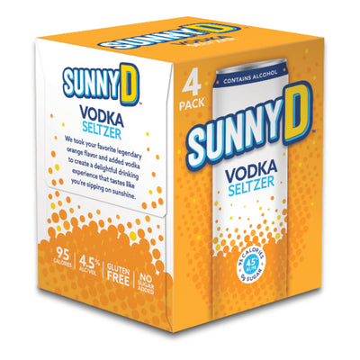 SunnyD Vodka Seltzer 4pk