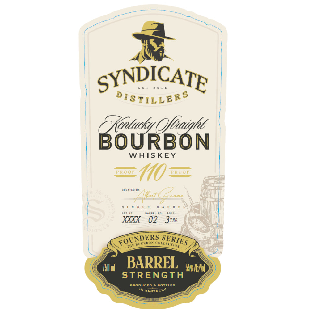 Syndicate Distillers Barrel Strength Kentucky Straight Bourbon